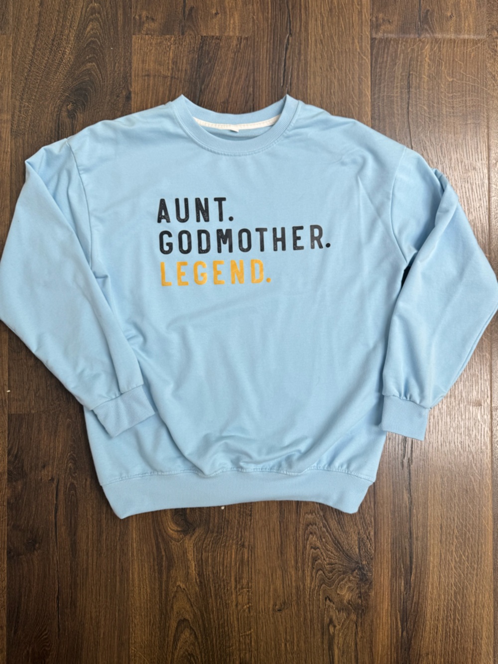 Light Blue Crewneck Sweatshirt - Medium